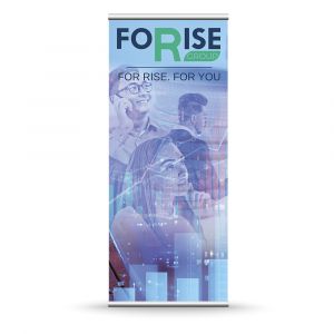 Брендированный ролл-ап стенд Business FORISE, 115x225 см (в сумке)